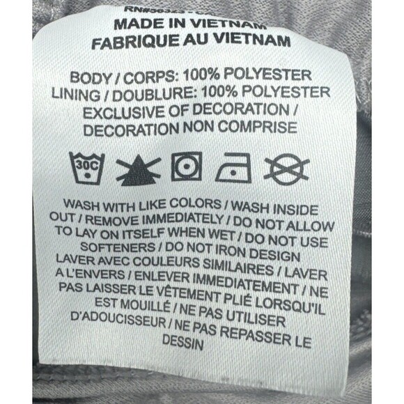 Nike Women’s Dri -Fit GRAY Tempo Running Shorts Elastic Waist Drawstring Sz M - Picture 7 of 10